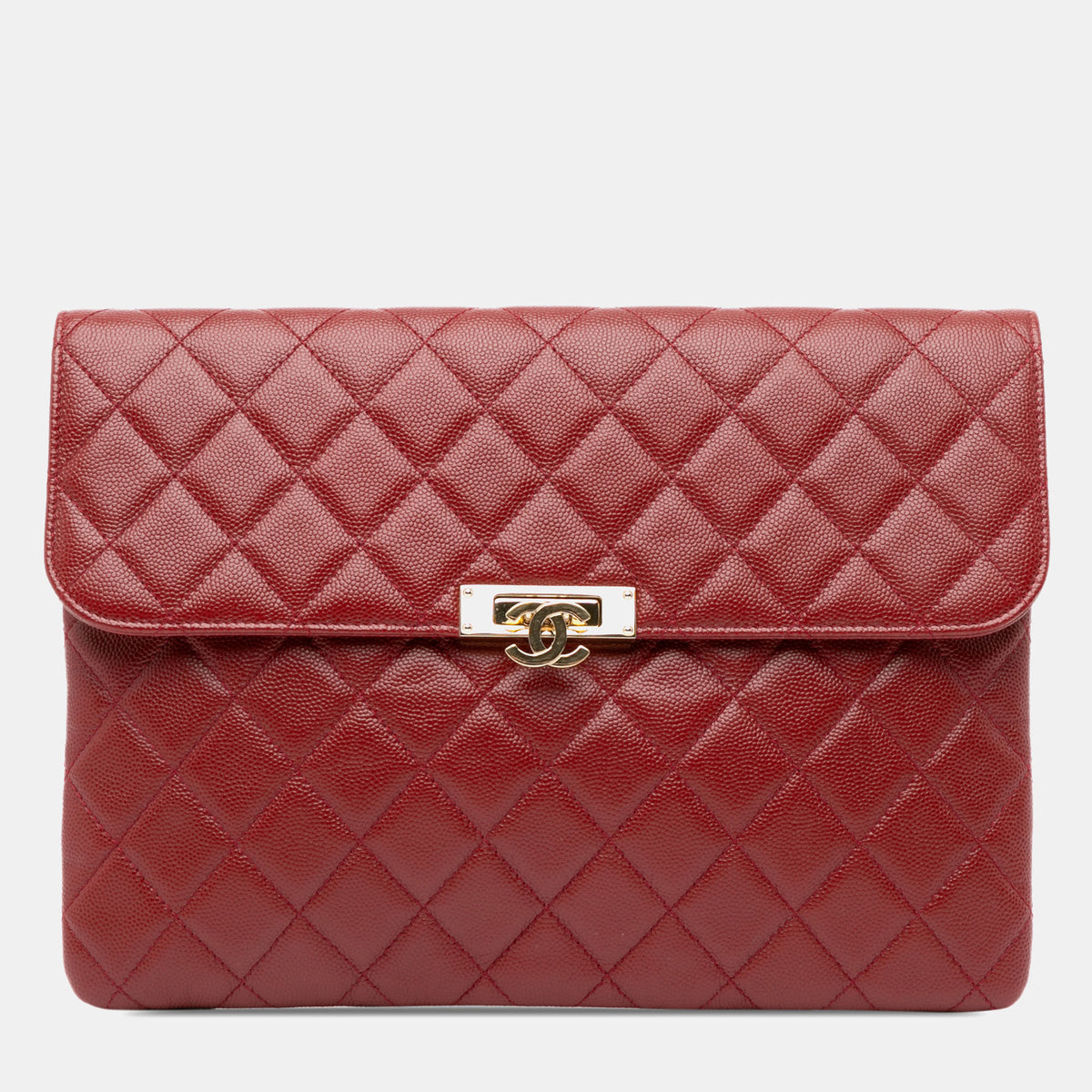 Chanel Medium Caviar Golden Class Pouch