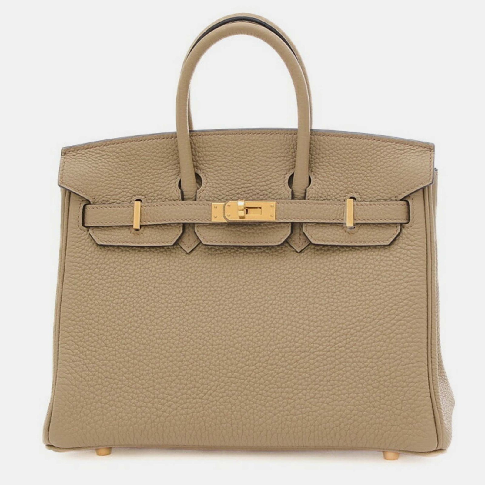 Herm?s Sac à main Togo Birkin 25 beige Marfa