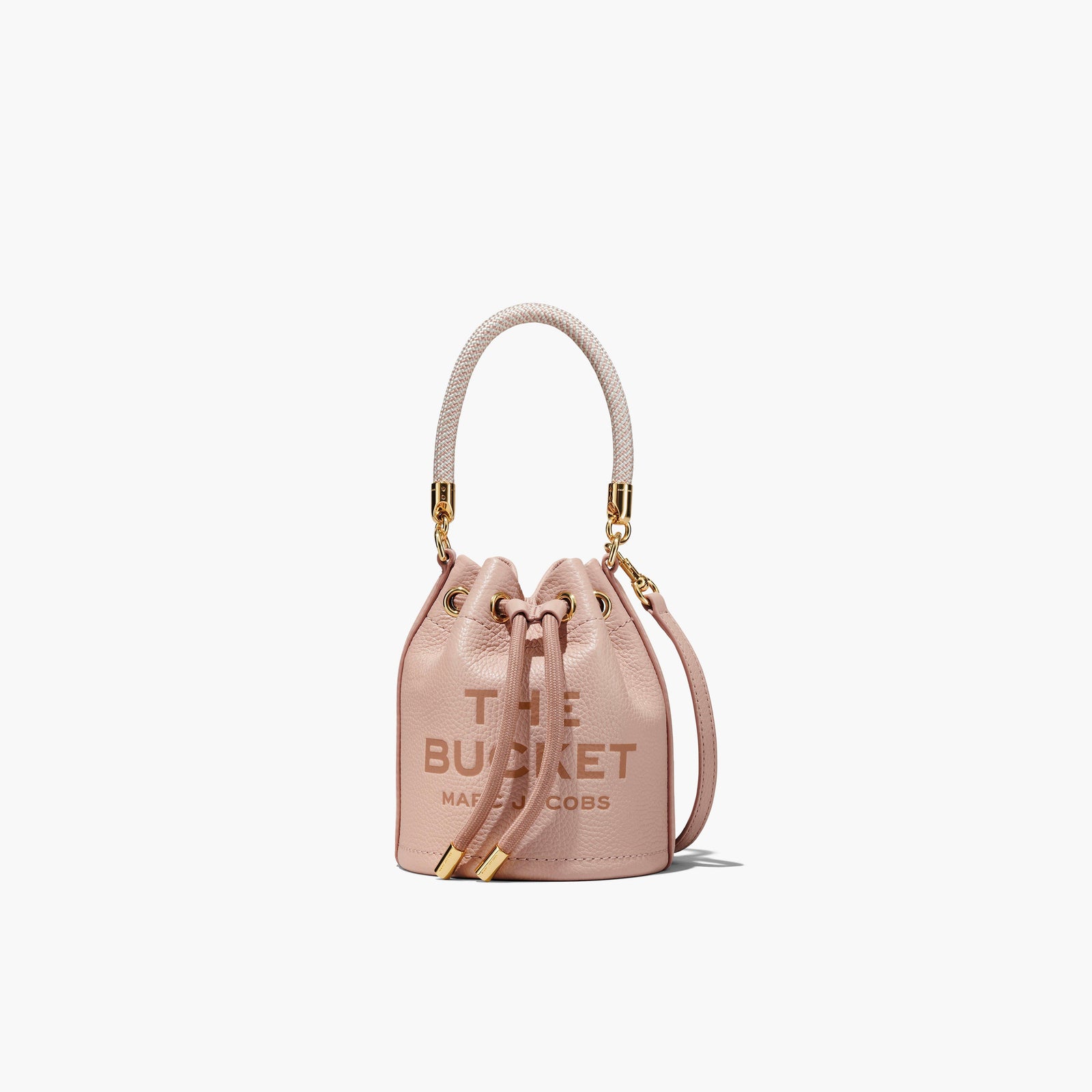 Marc Jacobs The Leather Mini Bucket Bag in Rose