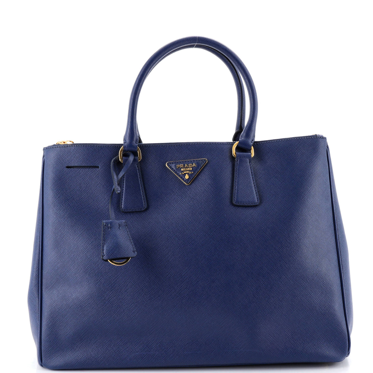 Prada PRADA Double Zip Lux Tote Saffiano Leather Large