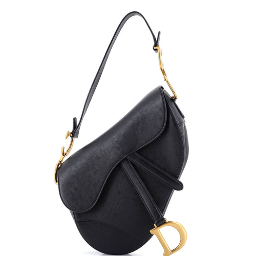 Saddle Handbag Leather Medium
