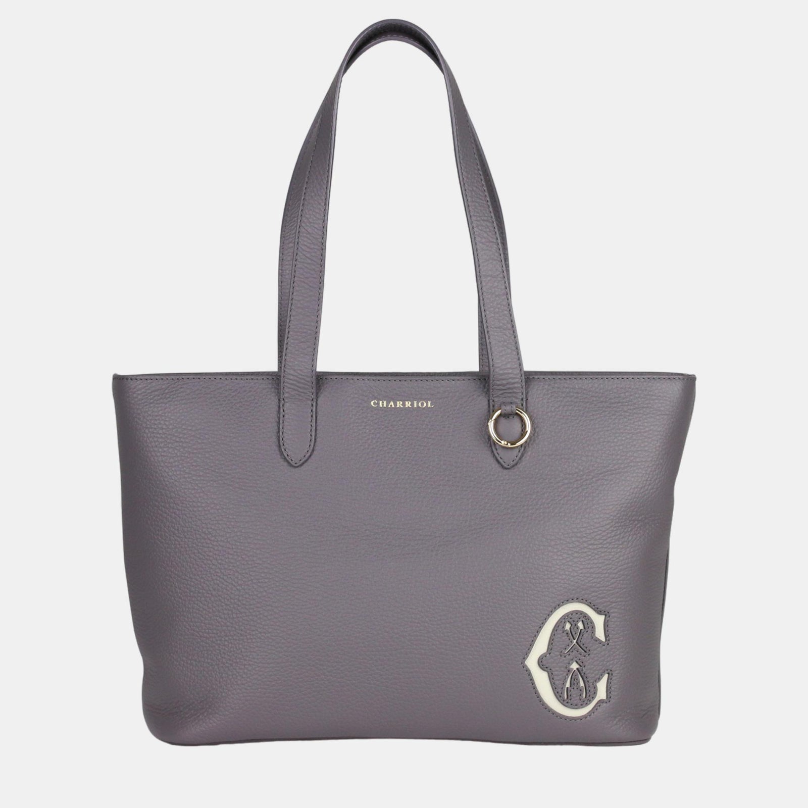 Charriol Storm Grey Leather MARIE OLGA Shopper