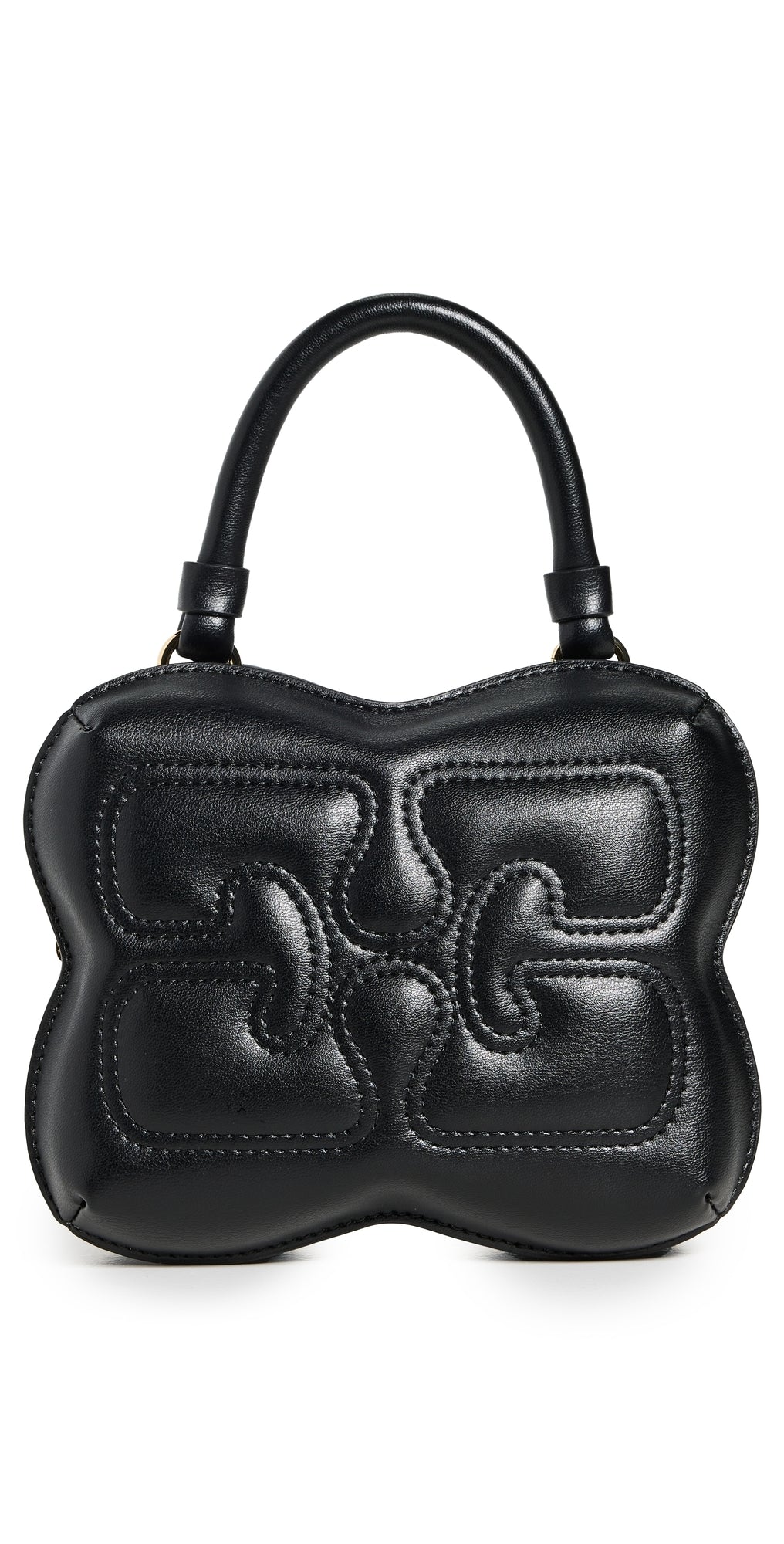 Ganni Petit sac bandoulière papillon noir taille unique