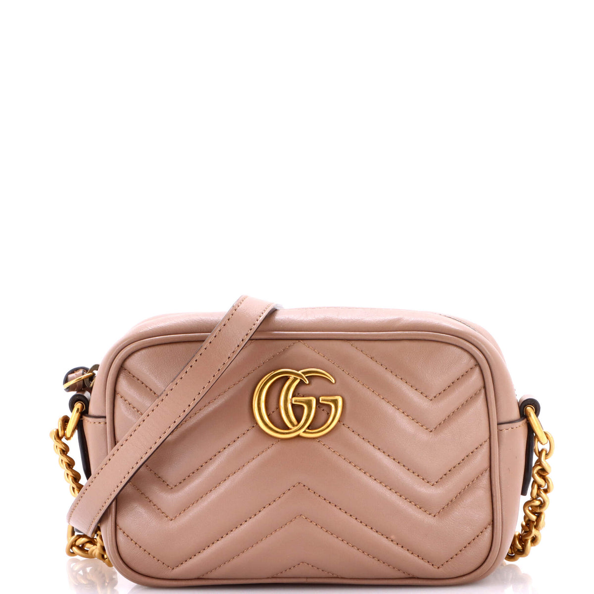 Gucci GUCCI GG Marmont Shoulder Bag Matelasse Leather Mini