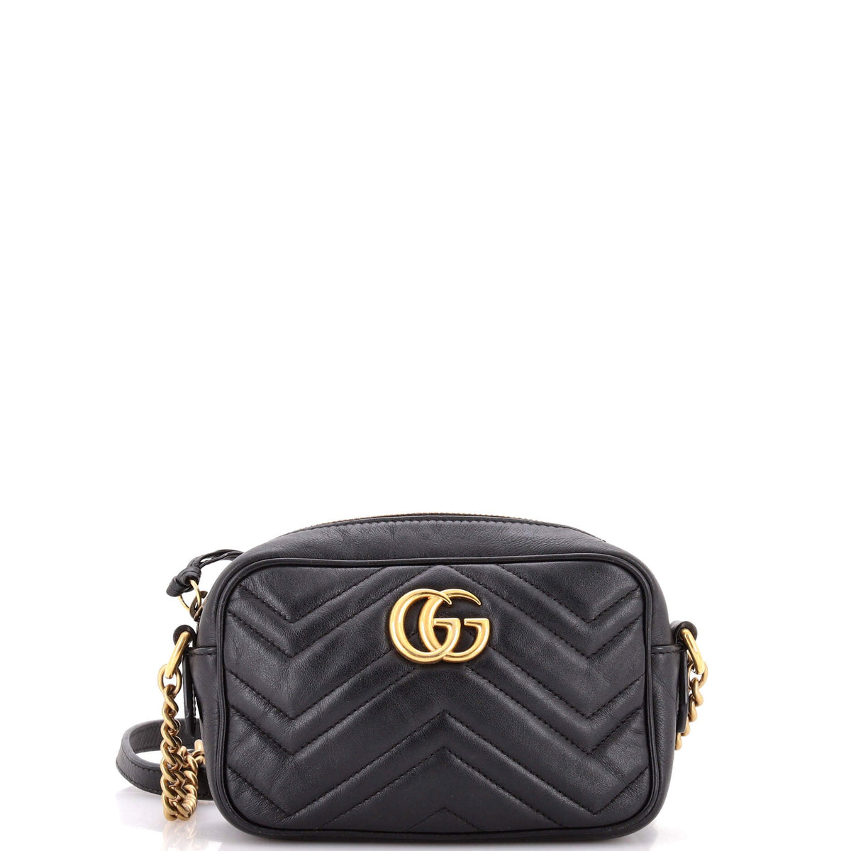 Gucci GUCCI GG Marmont Shoulder Bag Matelasse Leather Mini
