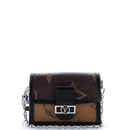 Dauphine Shoulder Bag Reverse Monogram Giant MM