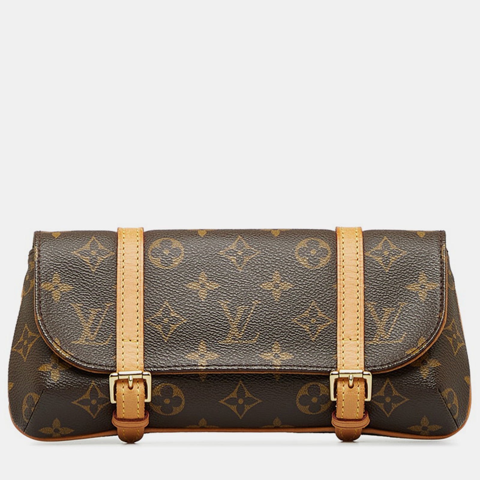 Louis Vuitton Sac banane en toile marron Monogram Pochette Marelle