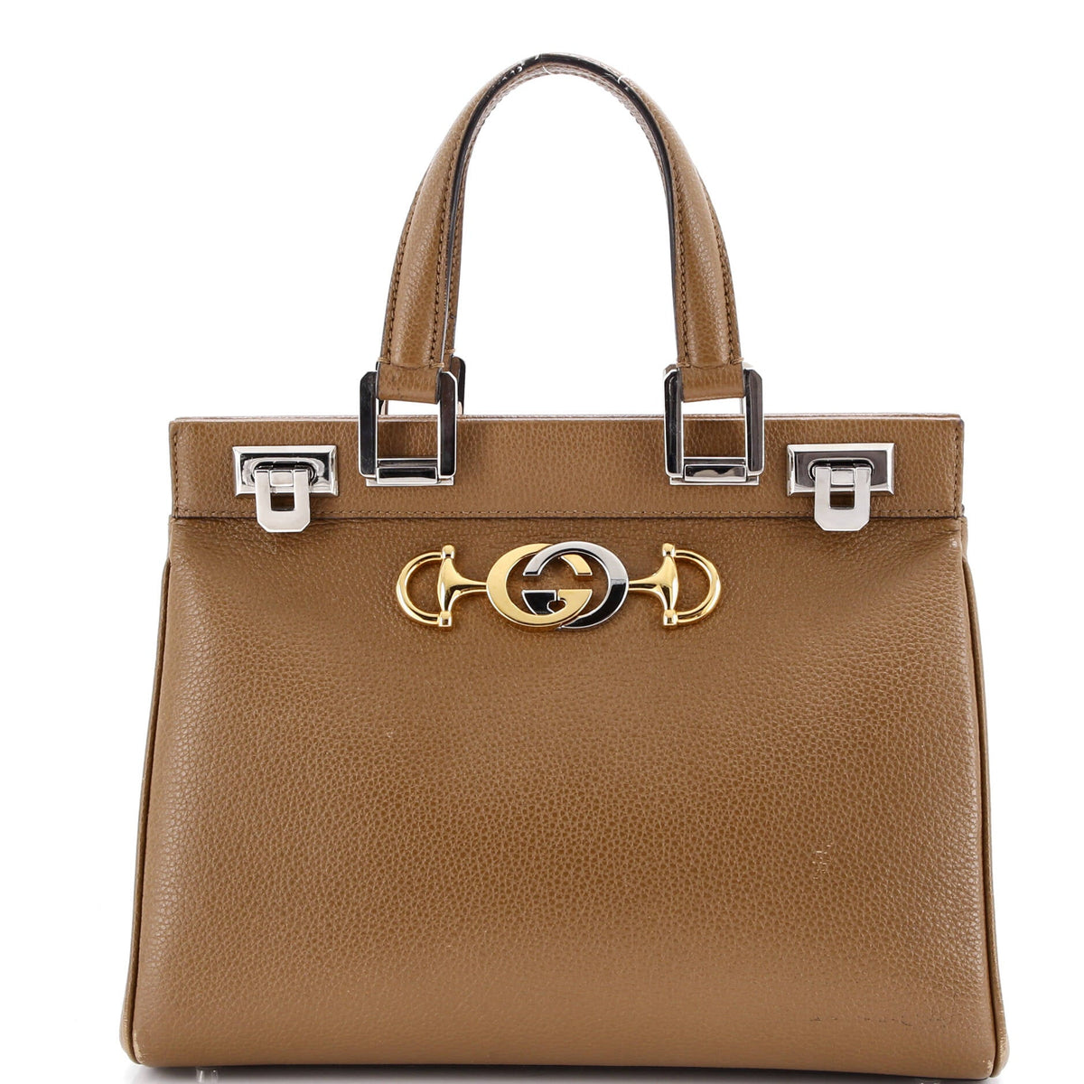 Gucci GUCCI Zumi Top Handle Bag Leather Small