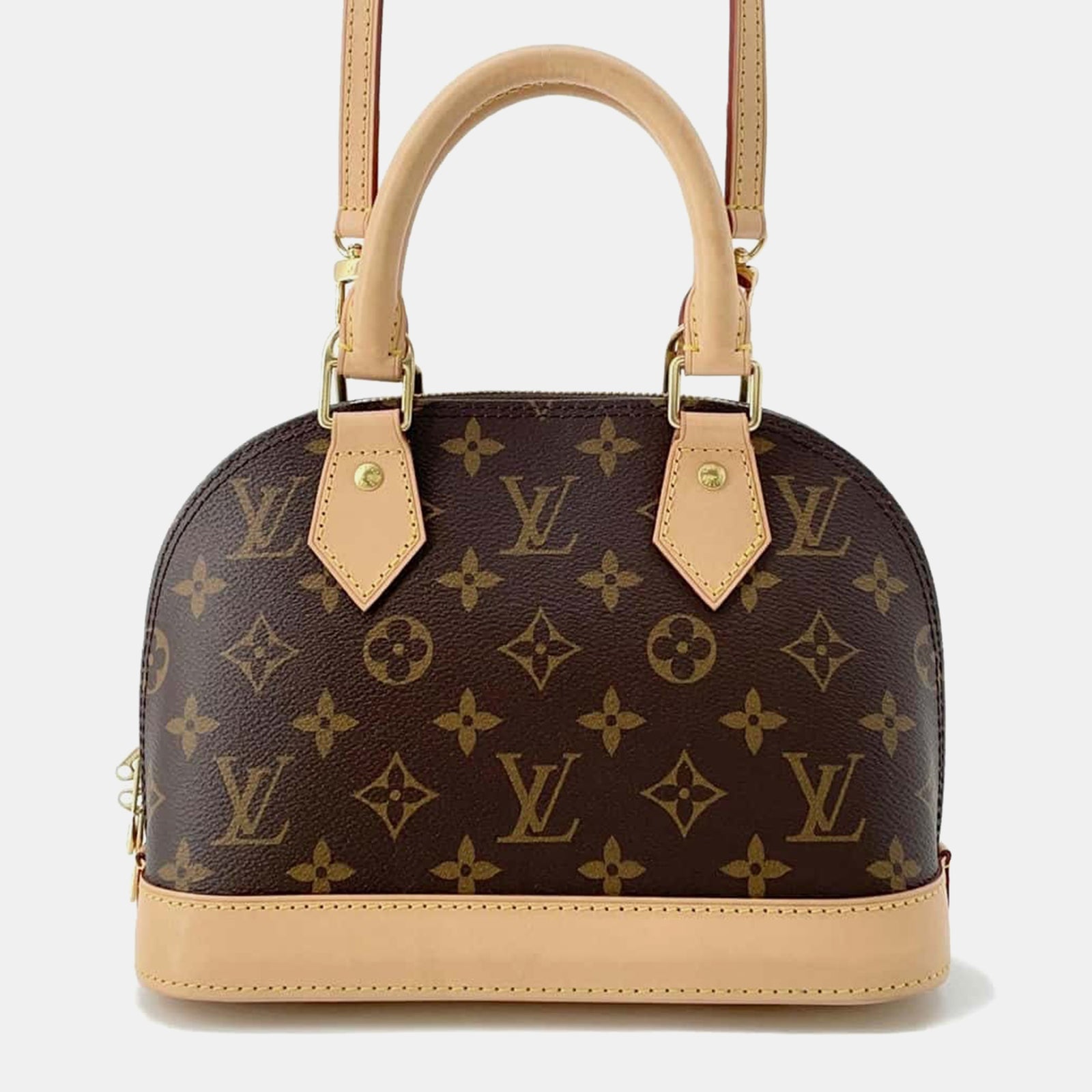 Louis Vuitton Braune Alma-Tasche mit Monogramm, Größe BB