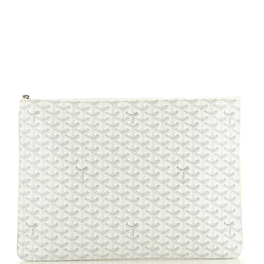 GOYARD Senat Zip Pouch Coated Canvas GM