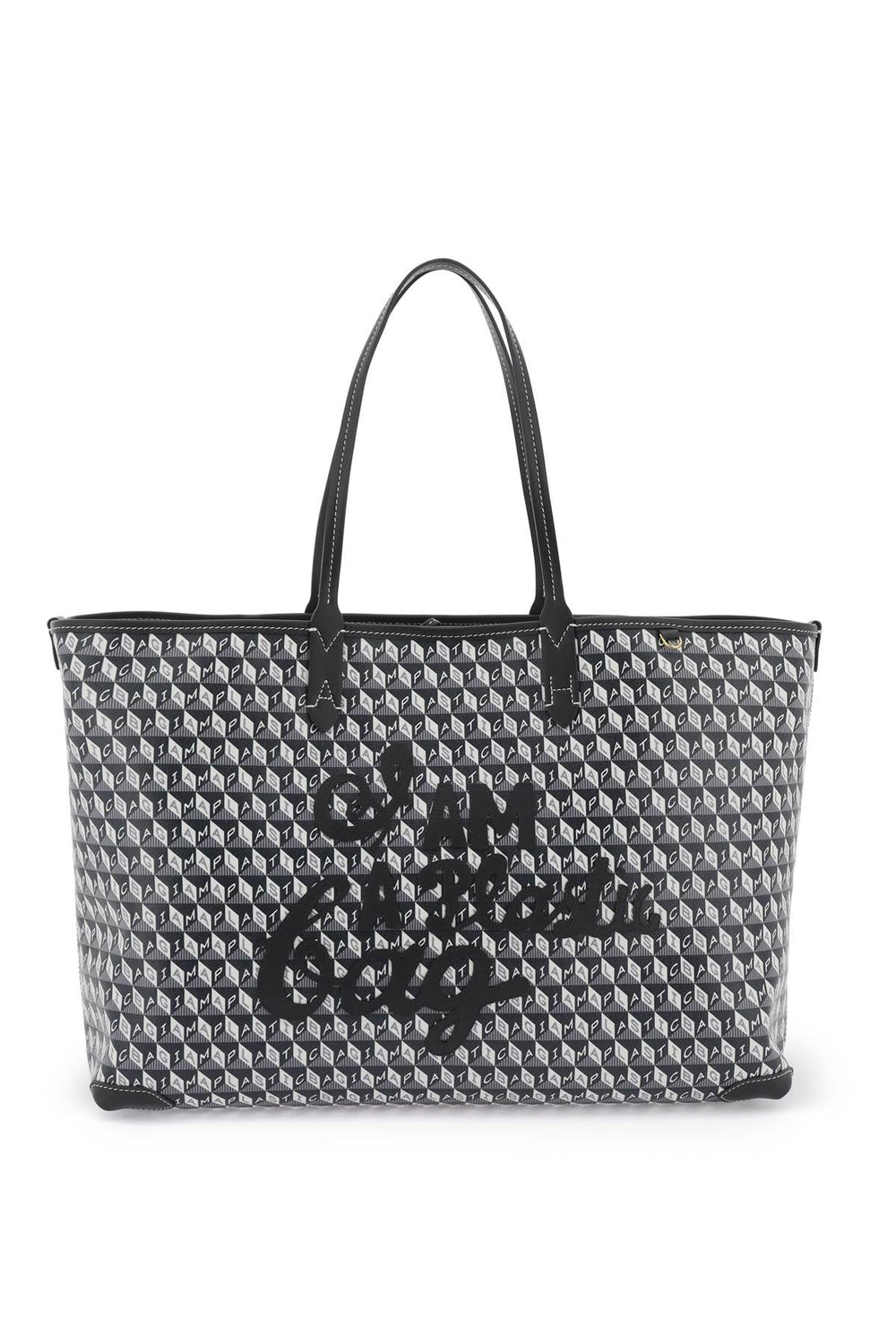 Women's I Am A Plastic Bag Motif Tote Bag in Mixed Colours | AW200128149839