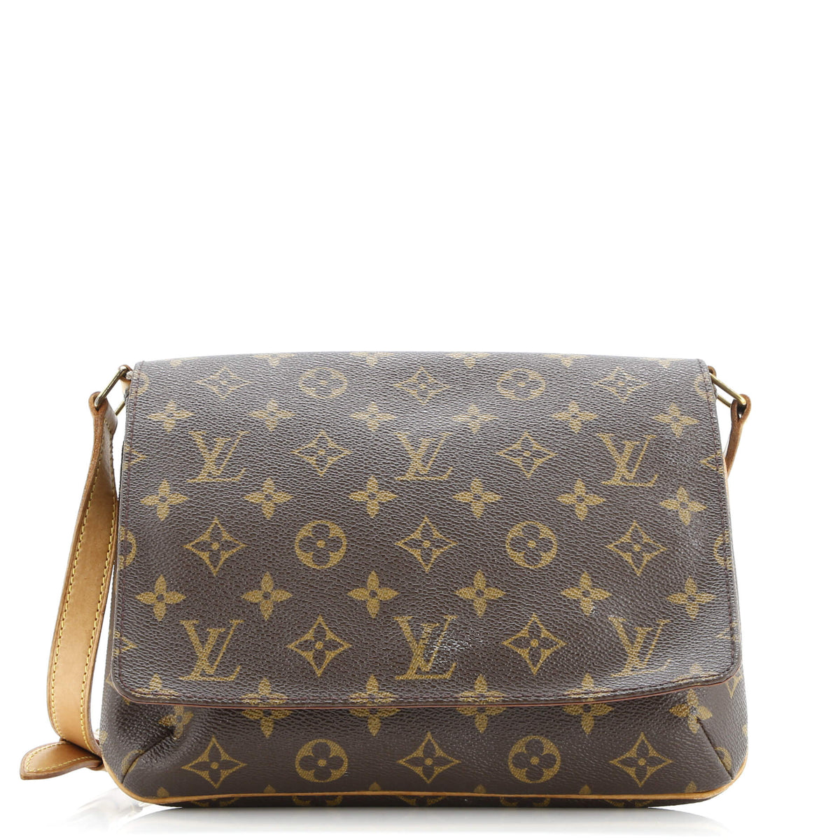 Louis Vuitton Musette Tango Handbag Monogram Canvas