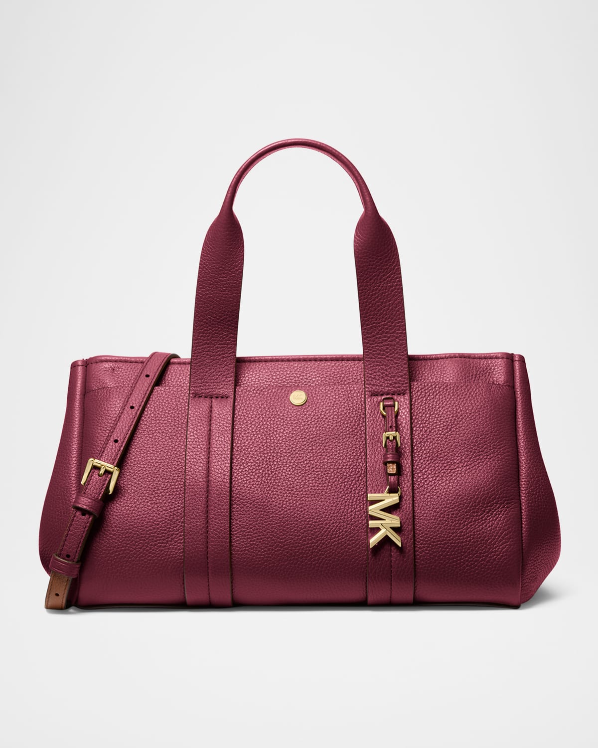 Michael Kors Romee Small Leather Satchel Bag