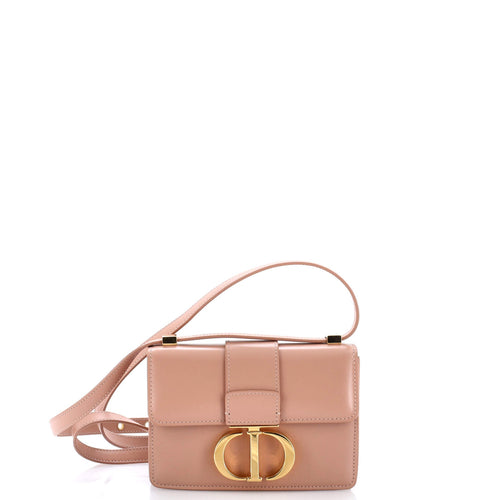 30 Montaigne Flap Bag Leather Micro