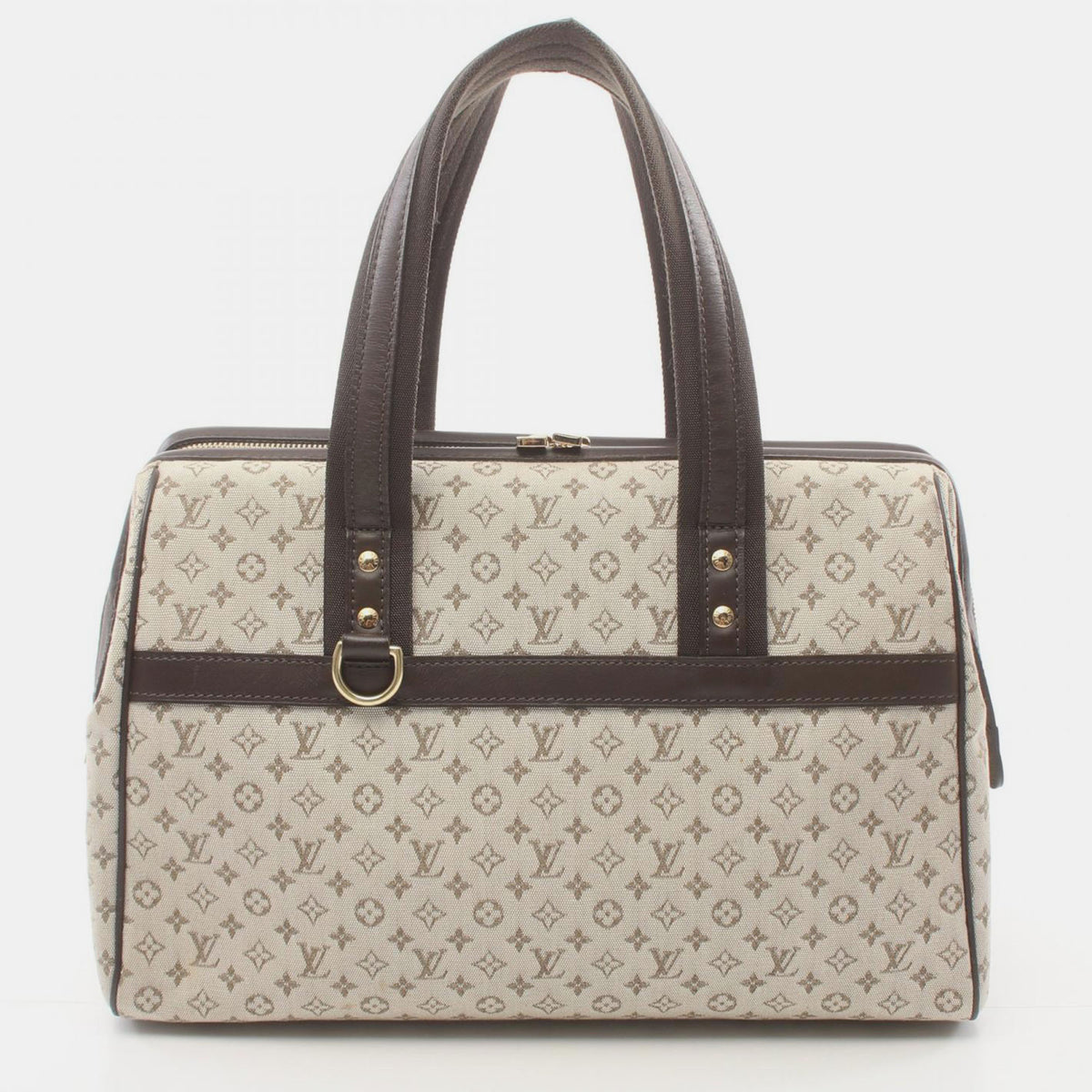 Louis Vuitton Brown Canvas Josephine GM Satchel Bag