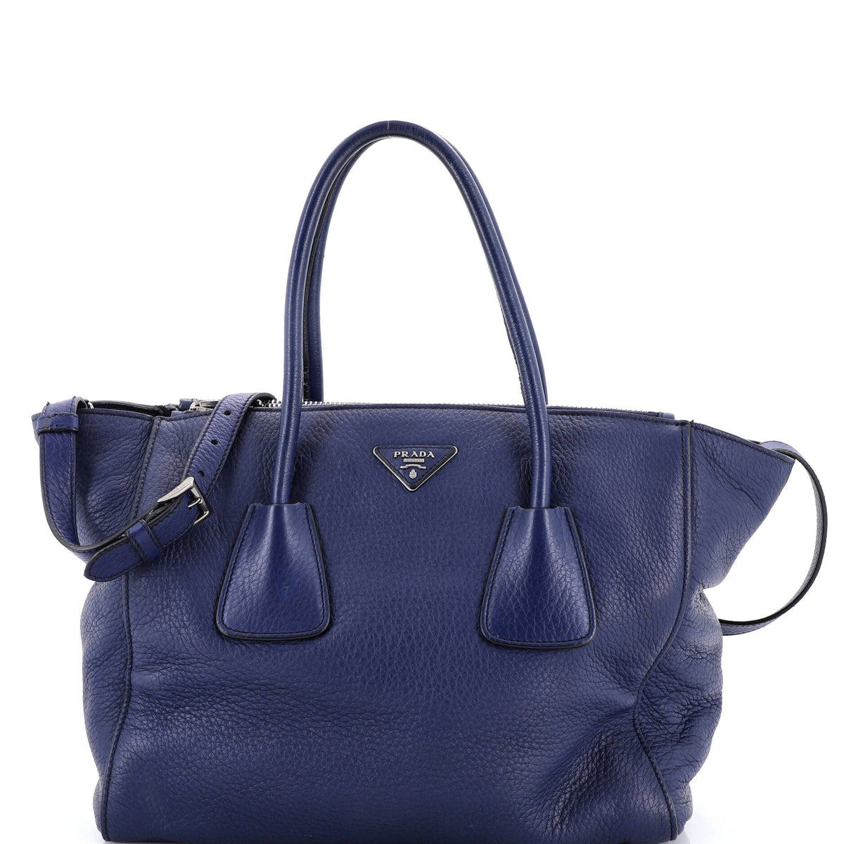 Prada PRADA Twin Pocket Leather Large