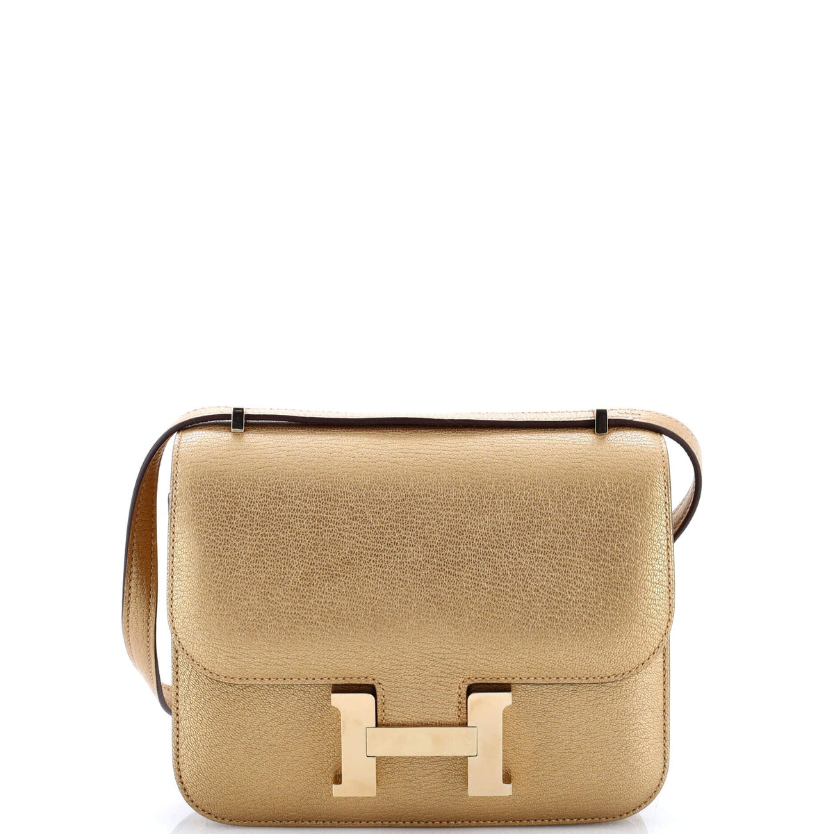 Herm?s Constance NM Bag Metallic Chevre Chamkilight 18