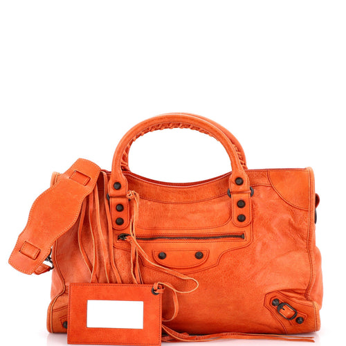 City Classic Studs Bag Leather Medium
