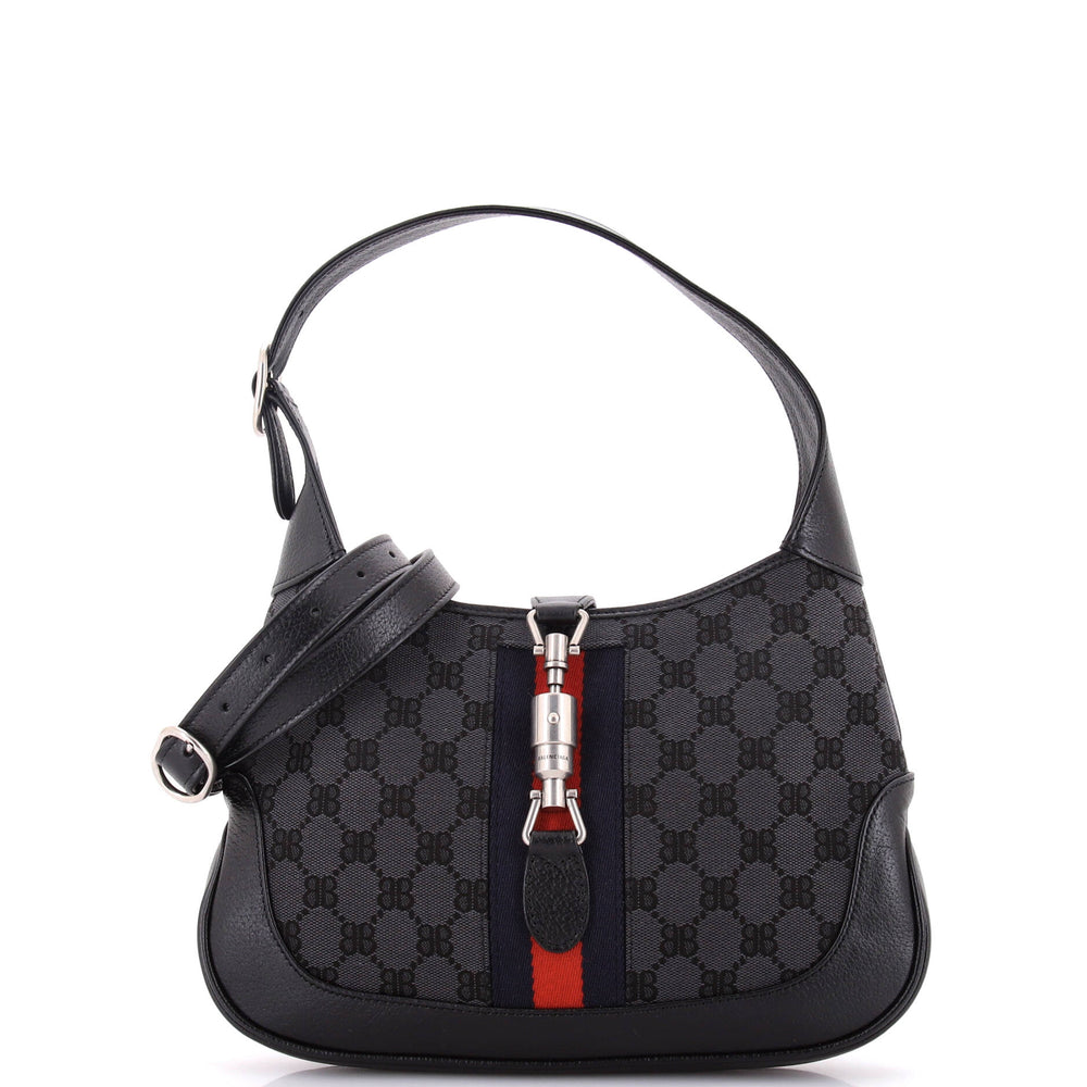 x Gucci The Hacker Project Jackie 1961 Hobo BB Canvas Small