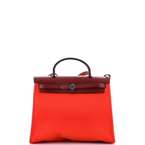 Herbag Zip Leather and Toile 31
