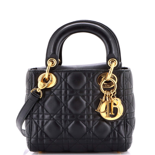 Lady Dior Bag Cannage Quilt Lambskin Mini