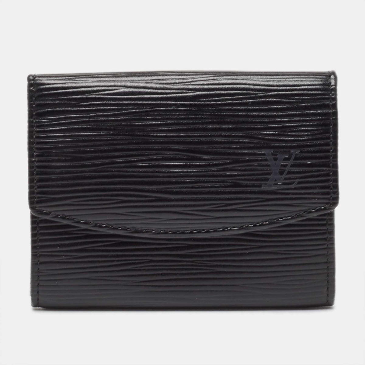 Louis Vuitton Black Epi Leather Business Card Holder