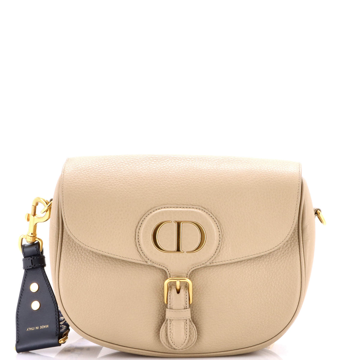 Christian Dior Bobby Flap Bag Leather Large