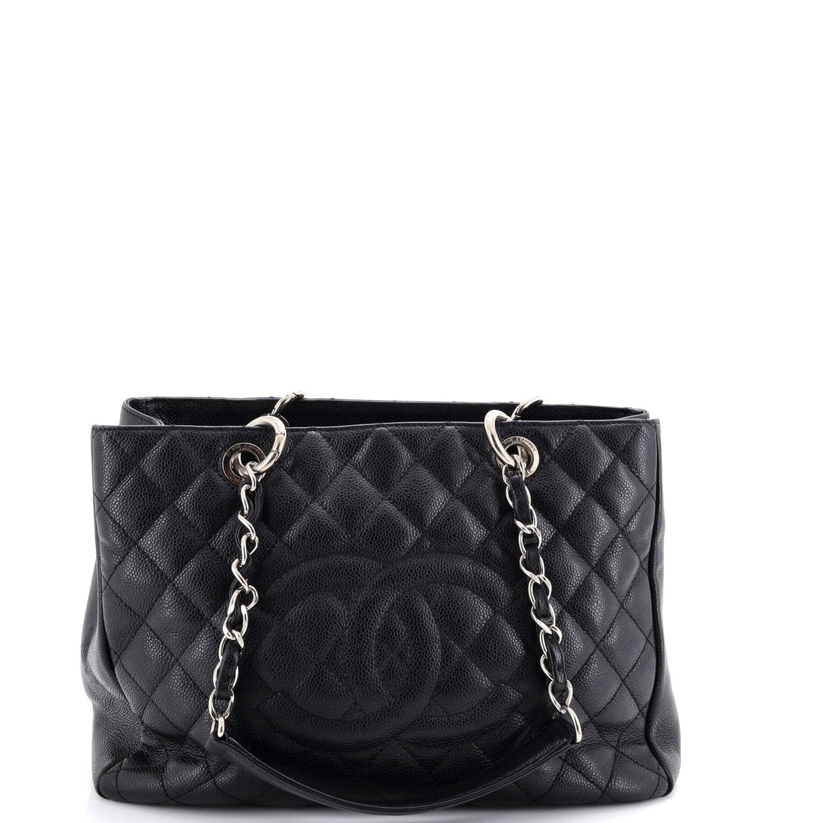 Chanel CHANEL Grand Shopping Tote Quilted Caviar