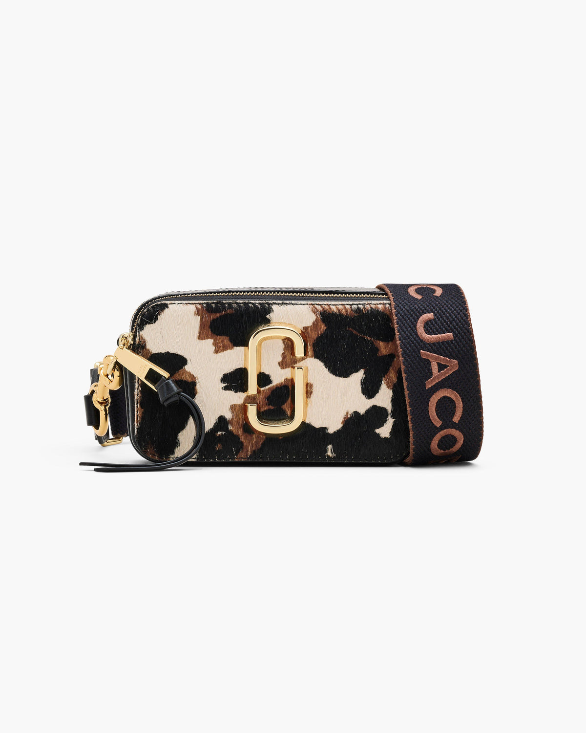 Marc Jacobs Marc Jacobs The Cow Haircalf Snapshot Bag in Mocha Multi