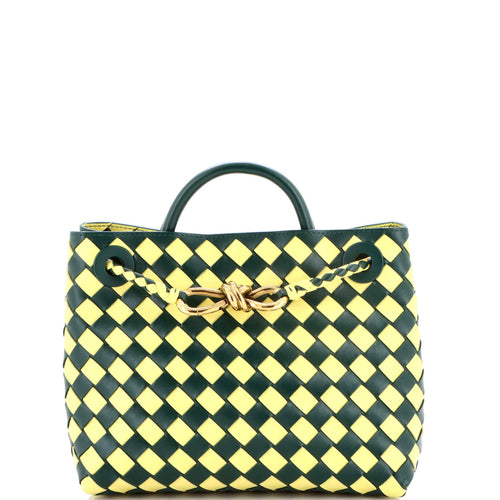 Bicolor Andiamo Top Handle Bag Intrecciato Nappa