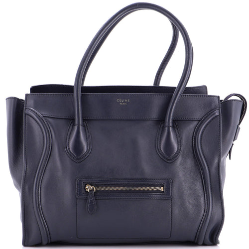 CELINE Shoulder Luggage Bag Leather