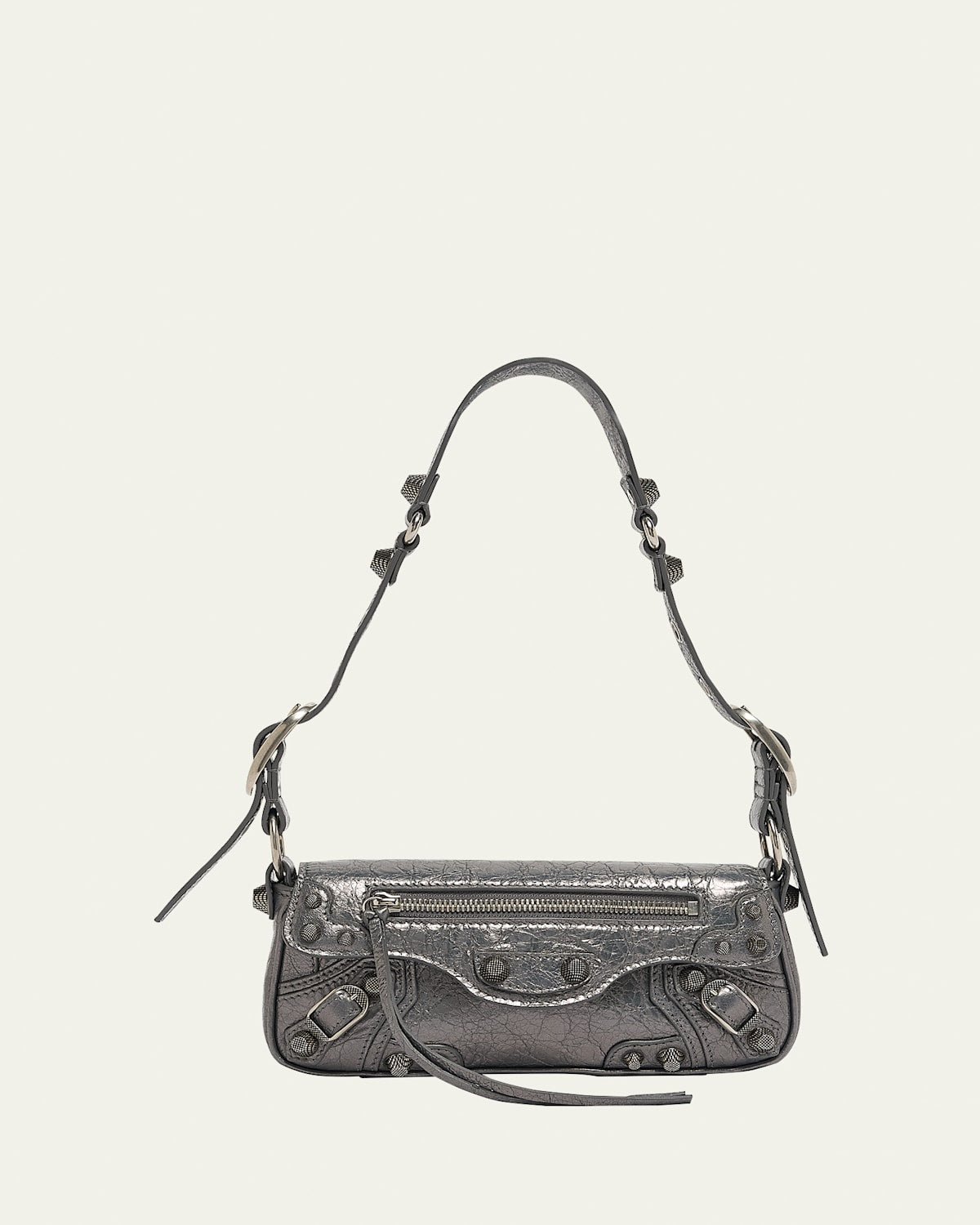 Balenciaga Le Cagole – XS Sling-Umhängetasche in Metallic