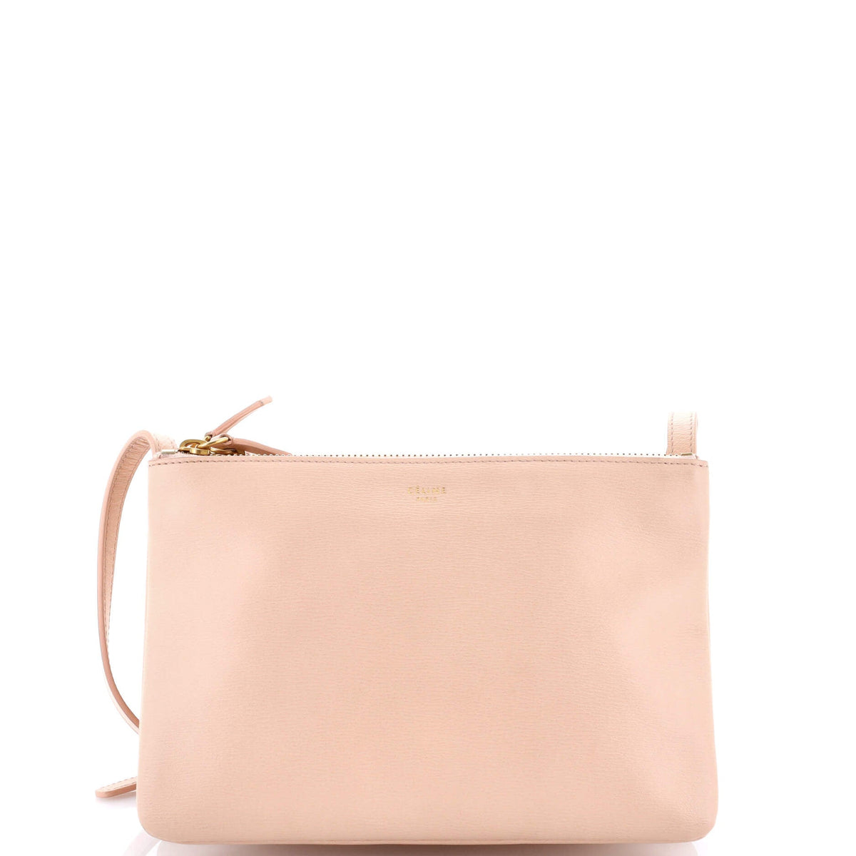 Celine CELINE Trio Crossbody Bag Leather Small