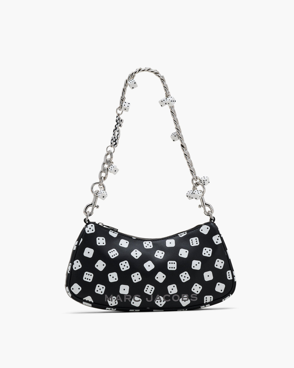 Marc Jacobs Marc Jacobs Derrick Adams X Marc Jacobs Charm Shoulder Bag in Black/White