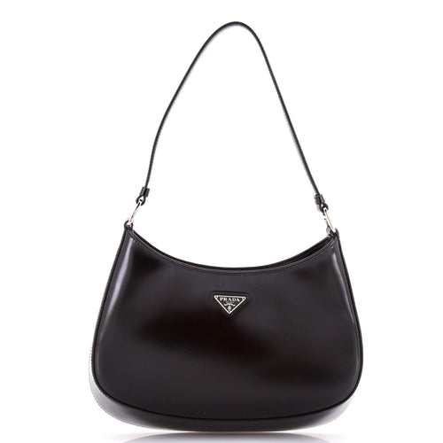 PRADA Cleo Shoulder Bag Spazzolato Leather Medium