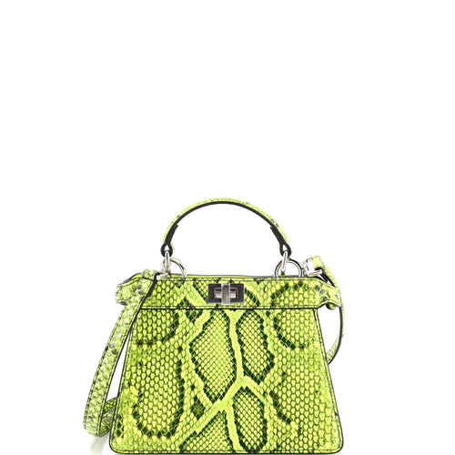 FENDI Peekaboo ISeeU Bag Python Petite