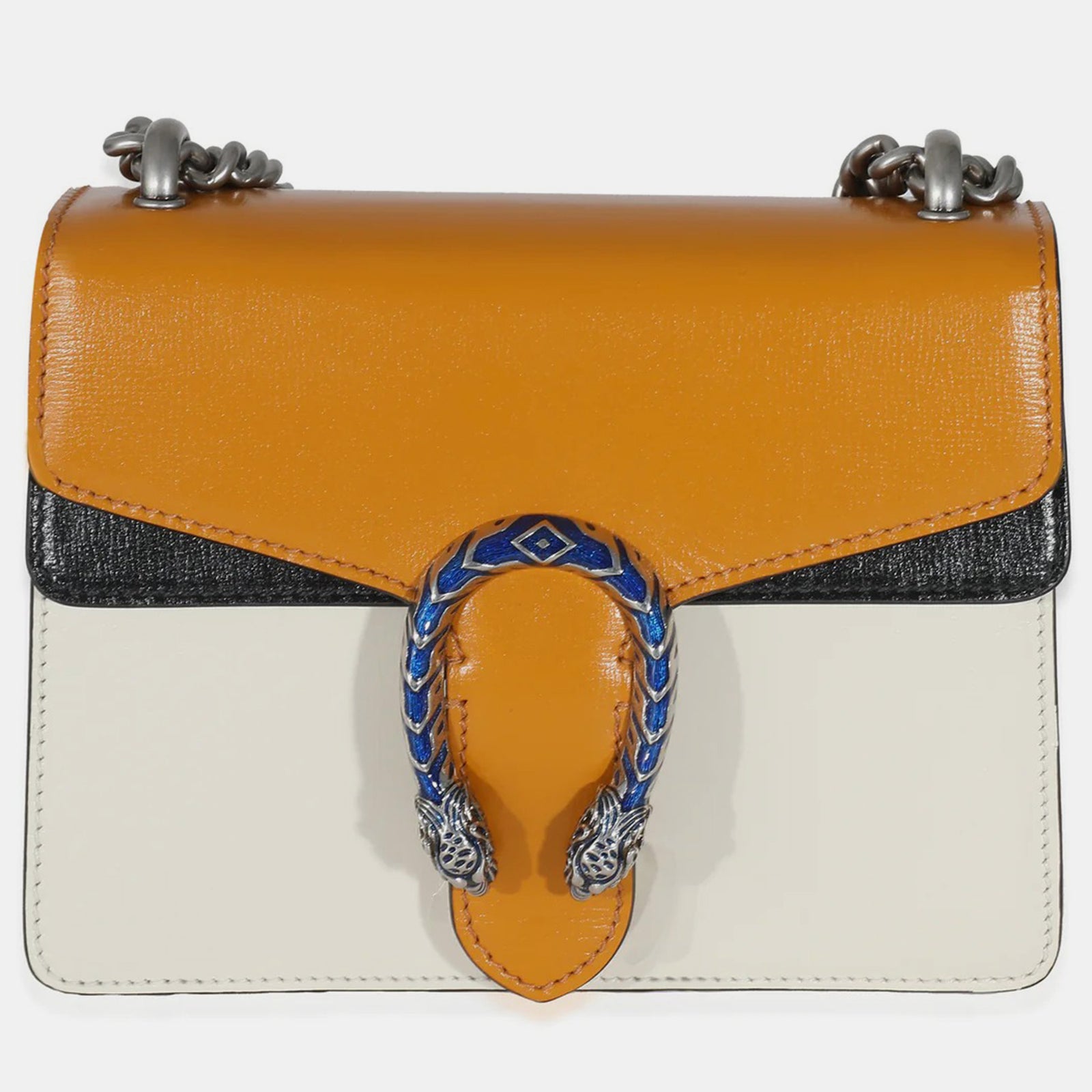 Gucci Tri-Colour Leather Enamel Mini Dionysus