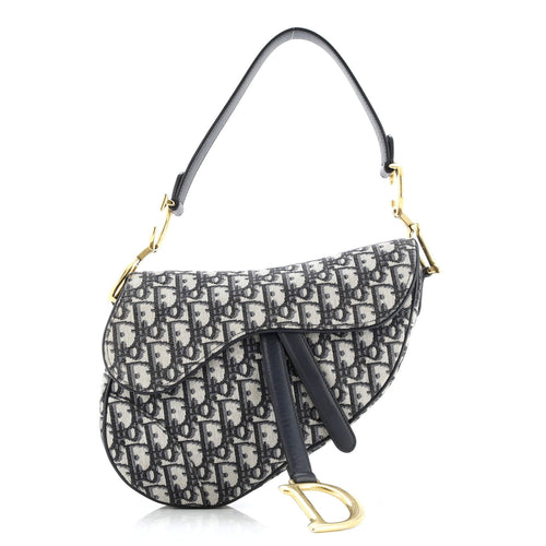 Saddle Handbag Oblique Canvas Medium