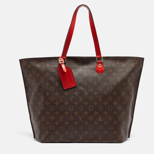 Coquelicot Monogram Canvas All In MM Bag