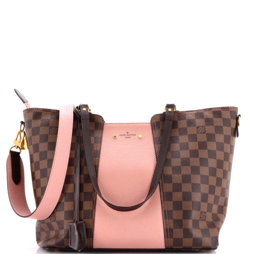 Jersey Handbag Damier with Leather