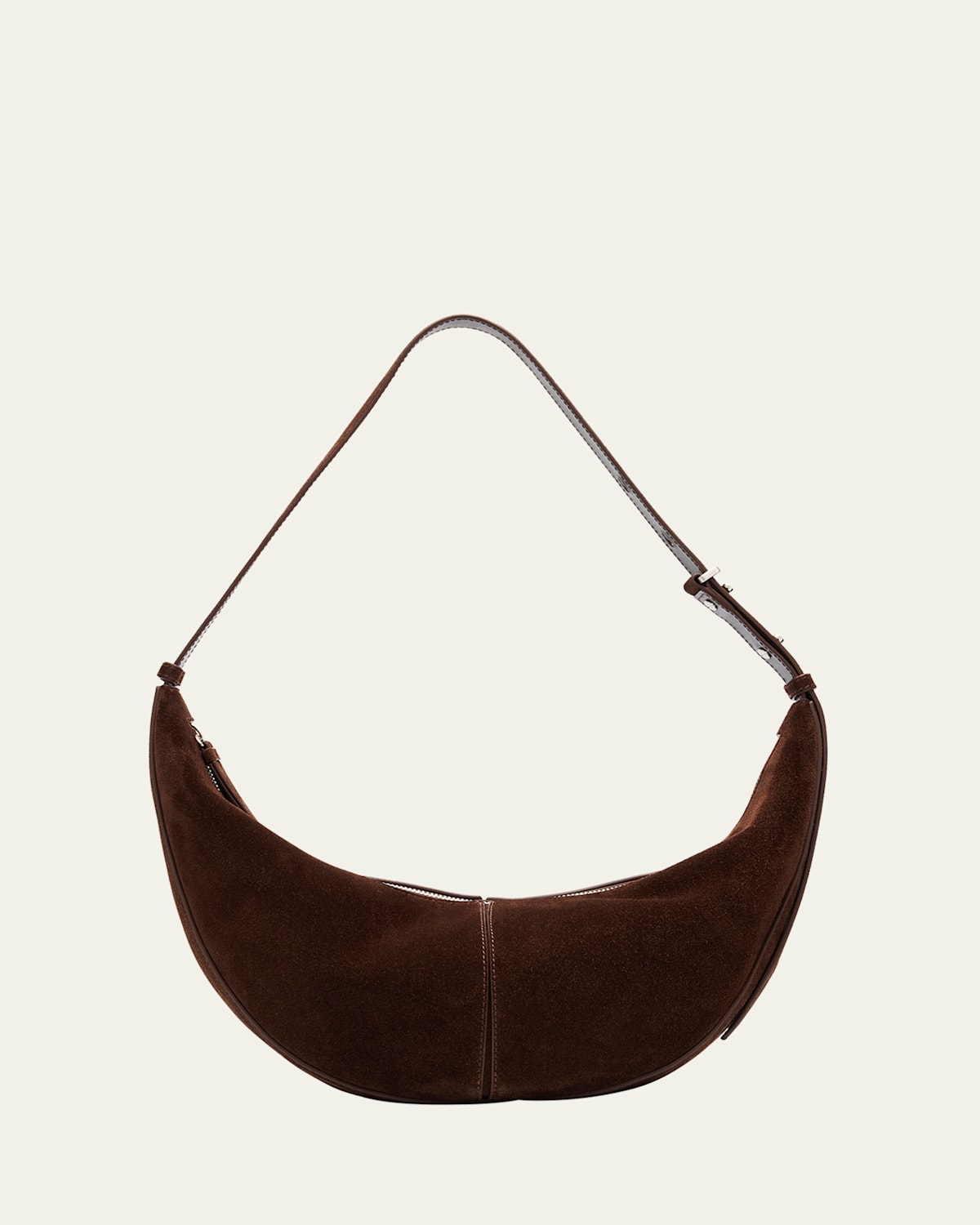 Proenza Schouler Slide Zip Suede Shoulder Bag