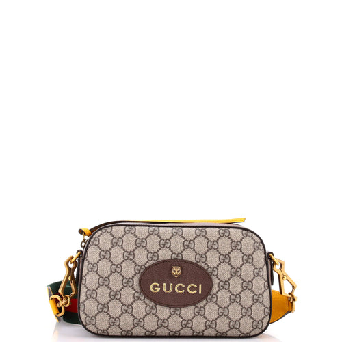 GUCCI Neo Vintage Camera Messenger Bag GG Coated Canvas