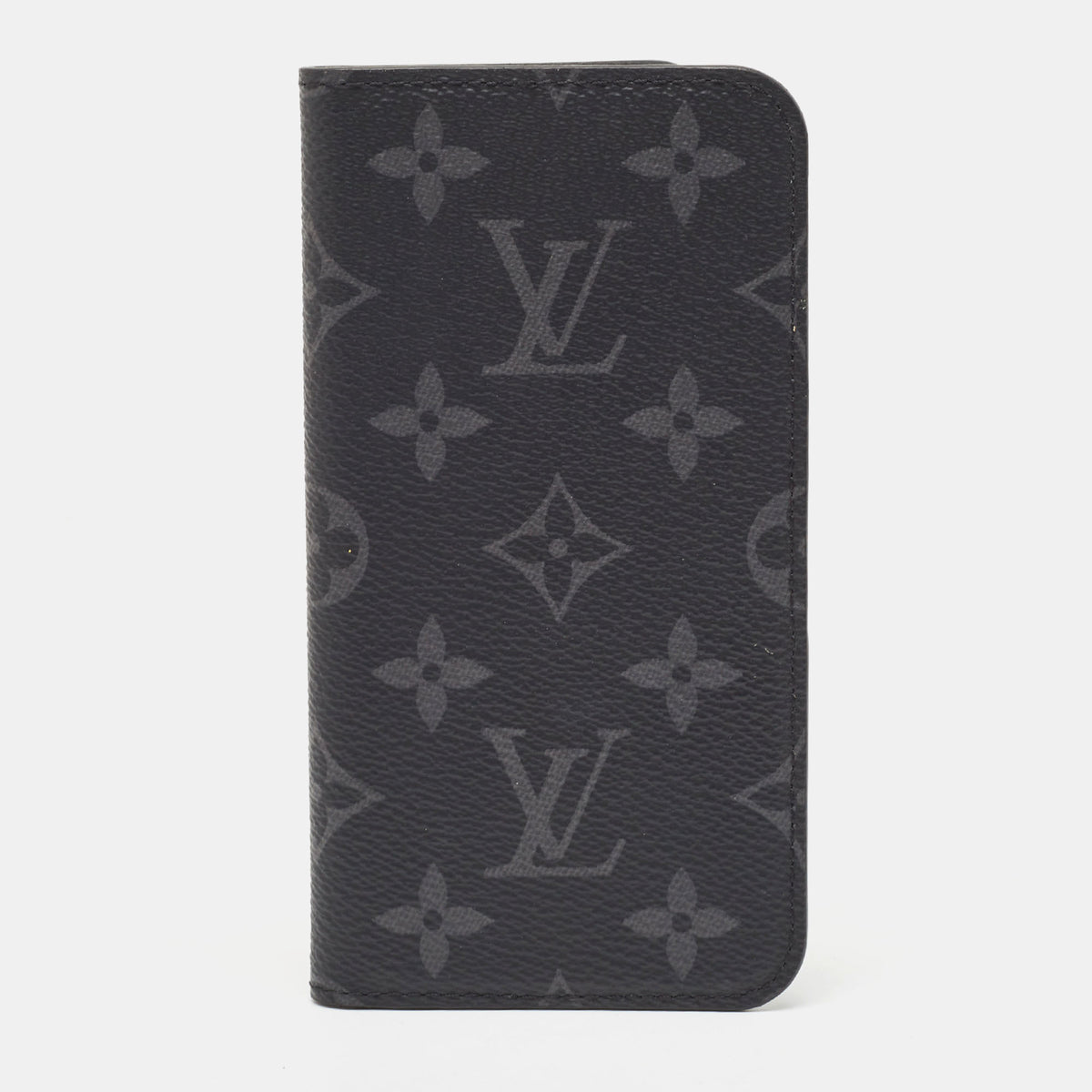 Louis Vuitton Monogram Eclipse Canvas iPhone X Folio Case
