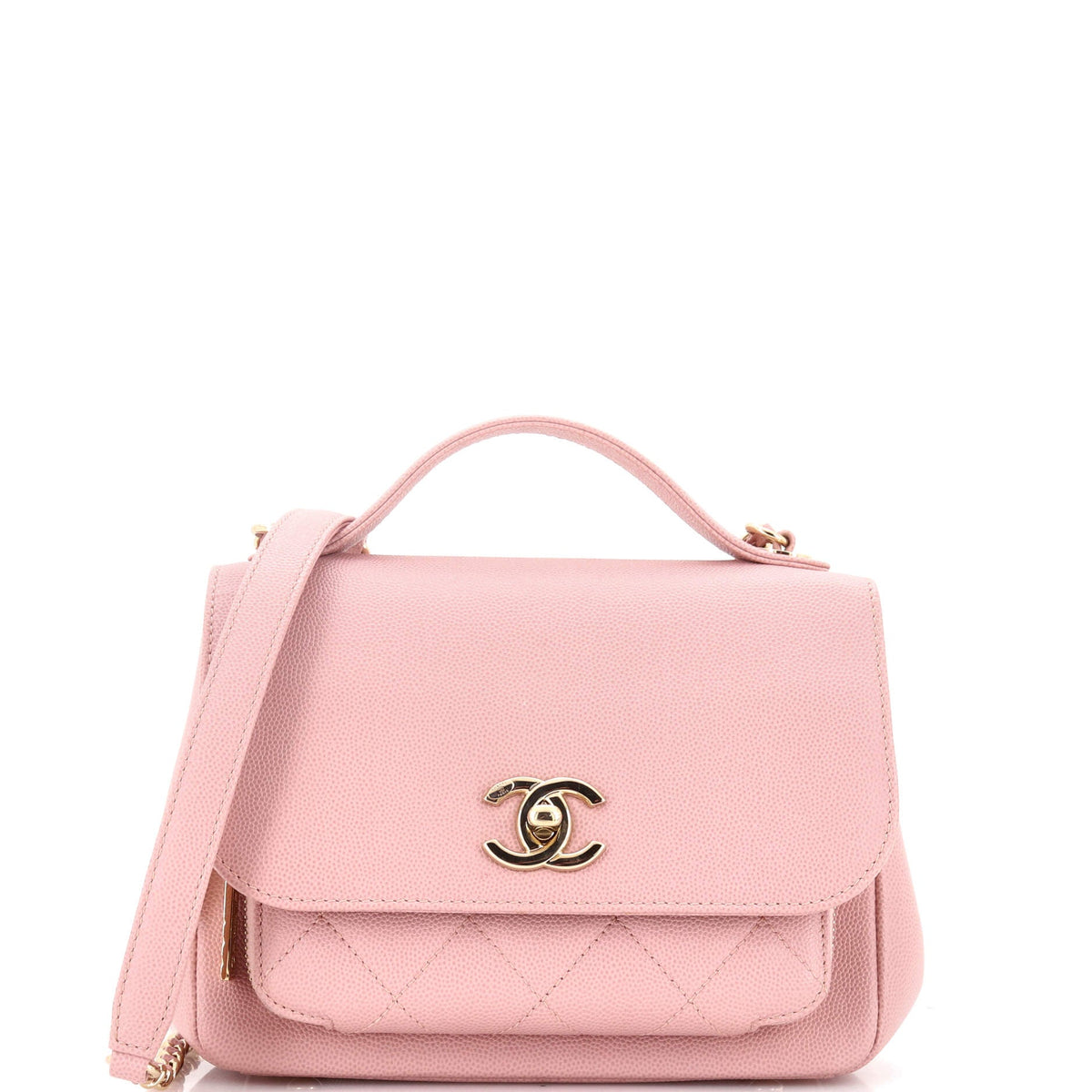 Chanel CHANEL Business Affinity Flap Bag Quilted Caviar Small