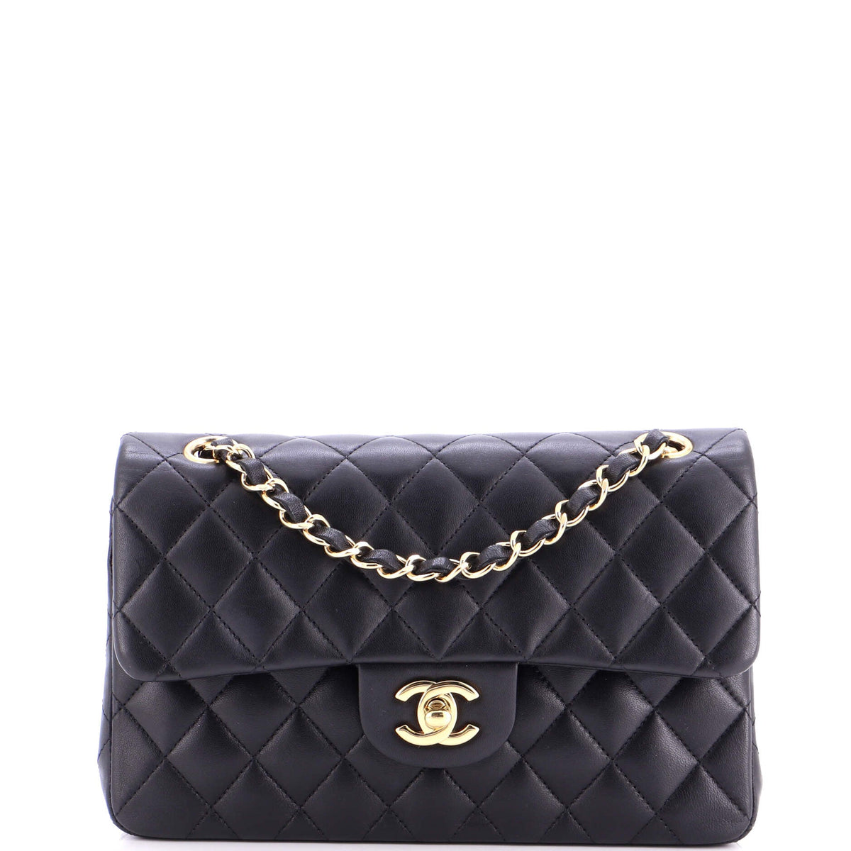 Chanel CHANEL Classic Double Flap Bag Quilted Lambskin Small