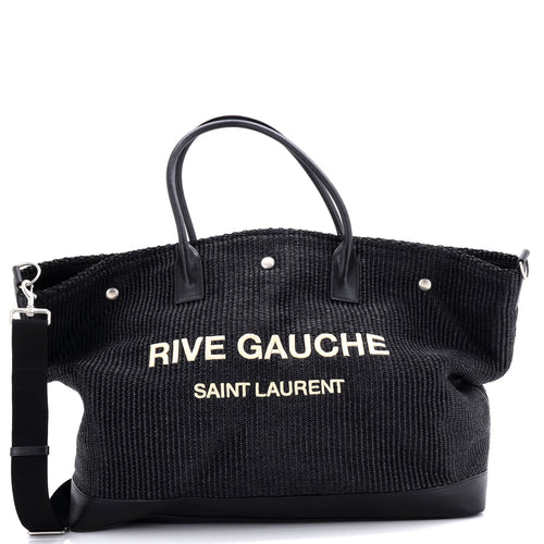 Rive Gauche Shopper Tote Raffia Large