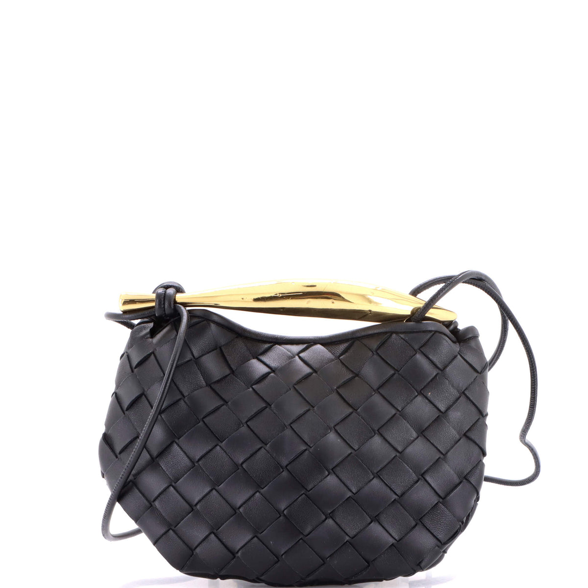 Bottega Veneta Sardine Top Handle Bag Intrecciato Nappa Mini