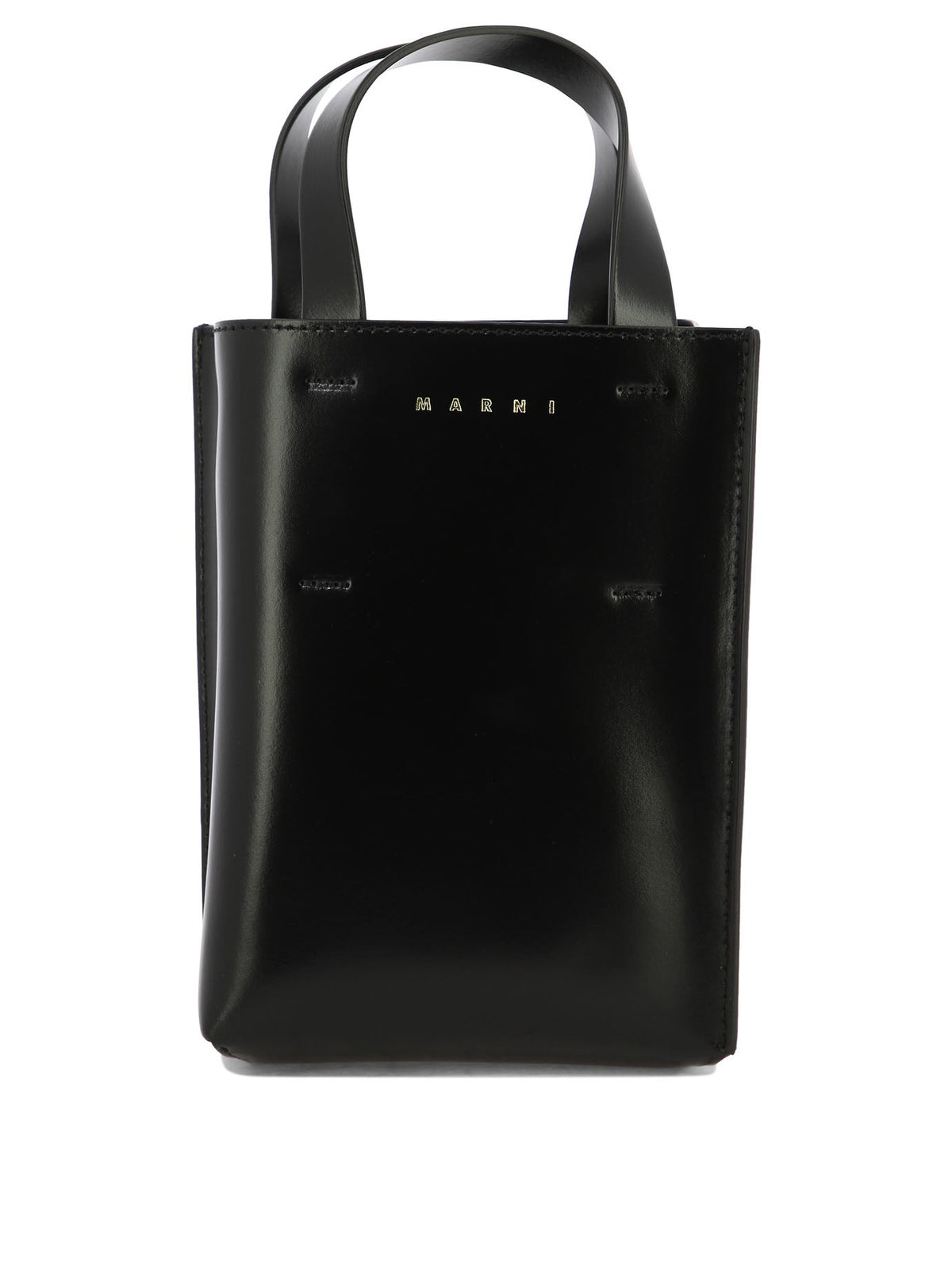 Marni Women's Museo Nano Handbag in Black | SHMP0050U0LV63900N99