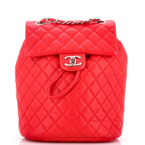 CHANEL Urban Spirit Backpack Quilted Leather Small