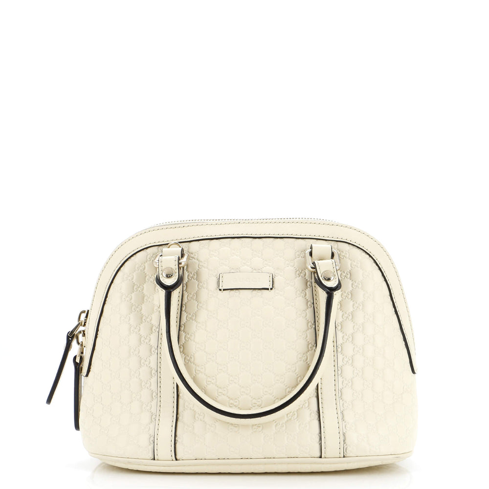 GUCCI Convertible Dome Satchel (Outlet) Microguccissima Leather Mini